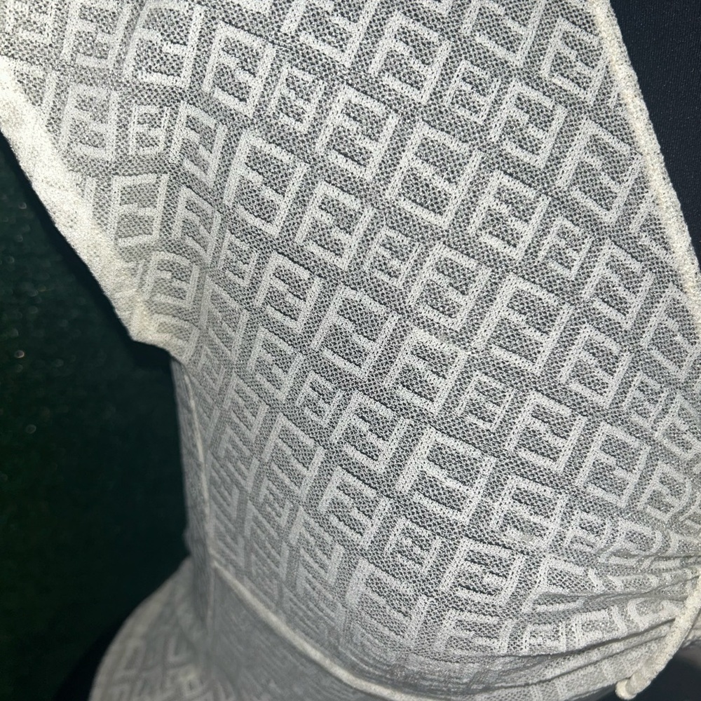 Fendi White FF Monogram‎ Blouse - Picture 2 of 8